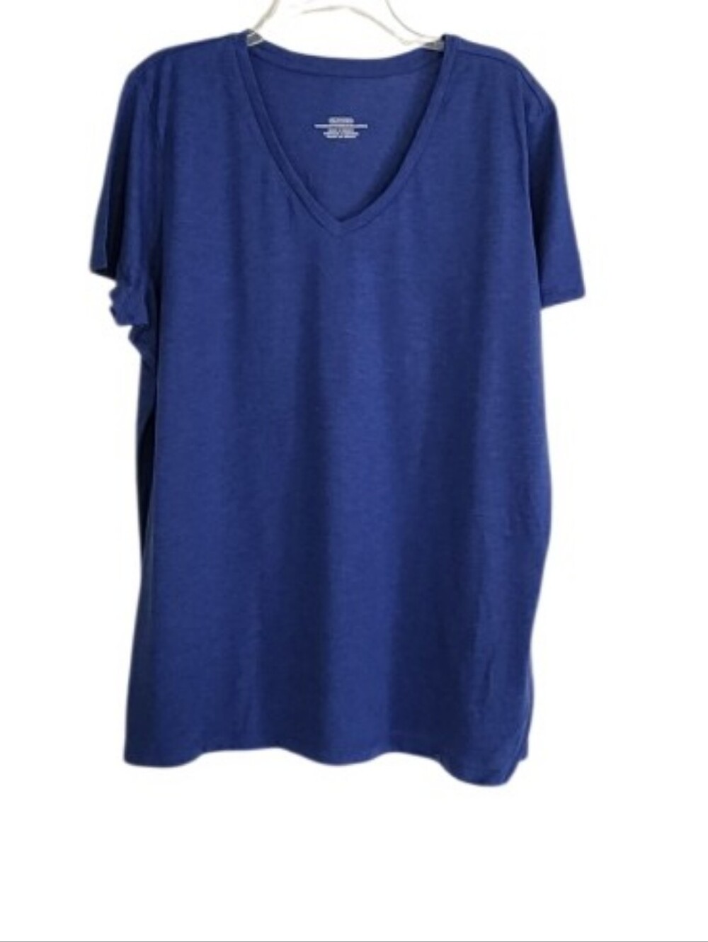 Classic V-Neck Short Sleeve Tee - Blue Sz Xxxl